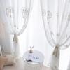 Iuokuby Dandelion Embroidery Study Sheer Curtains Home Decoration Gauze Voile Draperies for Living Kids Baby Room Bedroom(1 Panel, W 52 x L 84 inch, White) view 4
