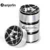 Chanjorlin 1.0 RC Beadlock Wheels Rims 12mm Hex 1/24 1/18 Aluminum Alloy Mud Slingers Hubs for 1:24 1:18 Rock Crawler Car Axial SCX24 FMS AX24 FCX18 FCX24 TRX4M 1.0" Tires 4PCS (Black) view 4