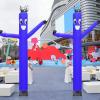 Air Dancers Wacky Waving Inflatable Tube Man Set - 20FT Tall Advertising Air Dancer Waving Man Inflatable Tube Guy with Dancer Blower, Weather-Resistant Funny Tubes Toy Desktop view 3