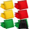 CACASO 24 Pieces Bean Bags,Mini Bean Bags for Tossing,Nylon Beanbags Hand Toss Games,Colorful Bean Bags,Sack Tossing Beanbags,Family Games Bean Bags for Kids Party Game Supply, 4 x 4 Inch view 1