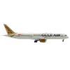 PHYUIDS for: B787 Gulf Airline 1/400 Scale Airplane Model Toy Die Casting Plastic Alloy Model view 2