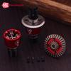 Mesimsple 2PCS Alum H16BM Front Rear Differential Diff Gear for 1/16 H16BM H16207 16208 16209 16210 H16 1/14 14301 14302 14209 14210 H14BM Series Upgrades Part Red view 2