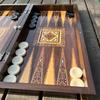 19-inch X Large Antique Backgammon Sets for Adults Wooden Game Board Handmade Game Sets Gift Ideas for Dad, Anniversary, Birthdays view 3