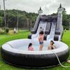 24FT(L) Commercial Grade Water Slide for Kids Adults, w/ (Heavy Duty Full PVC) (Big Airtight Water Pool), (1100w UL Blower), Inflatable Waterslide for Backyard, Outdoor Blow up Park view 1