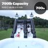 24FT(L) Commercial Grade Water Slide for Kids Adults, w/ (Heavy Duty Full PVC) (Big Airtight Water Pool), (1100w UL Blower), Inflatable Waterslide for Backyard, Outdoor Blow up Park view 4