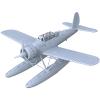 1/144 Scale DIY Military Model German Arado AR-196 A-1 Light Seaplane Uncolored Resin Model Unassembled 3D Military Collection view 1