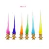 16pcs Mini Troll Dolls, PVC Vintage Troll Doll Mini Action Figures 1.2" Cake Toppers Chromatic Adorable Cute Little Guys Collection, School Project, Arts Crafts, Party Favors view 3