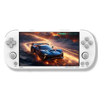 Levhorzn Trimui Smart Pro Handheld Game Console, Preinstalled Emulator Gaming System with 256GB TF Card - White [Linux]