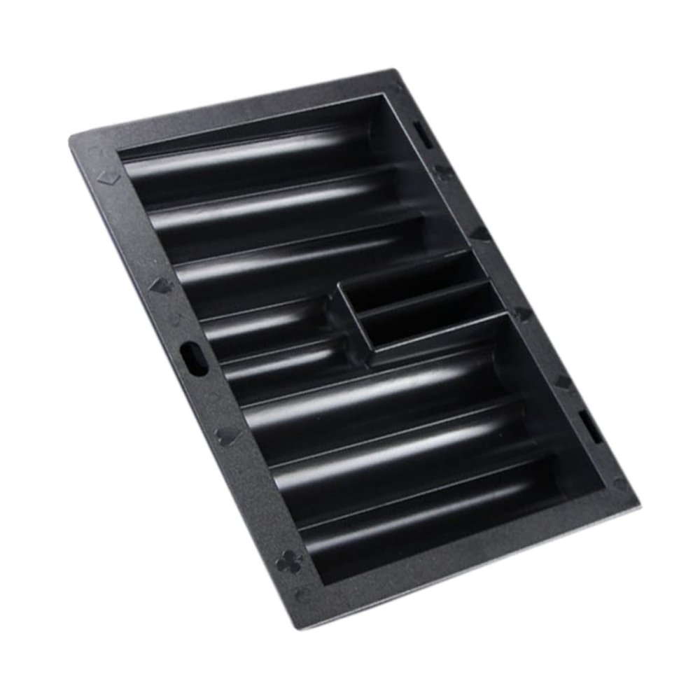 GLSTOY Table Chip Storage Tray Plastic Poker Chip Holder Space-Saving Design Lightweight and Easy to Store for Game and Parties
