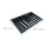 GLSTOY Table Chip Storage Tray Plastic Poker Chip Holder Space-Saving Design Lightweight and Easy to Store for Game and Parties view 3