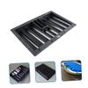 GLSTOY Table Chip Storage Tray Plastic Poker Chip Holder Space-Saving Design Lightweight and Easy to Store for Game and Parties view 4