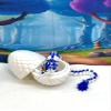 3D Printed Dragon with Dragon Egg, Articulated Fidget Toy Dragon, 12" White and Blue Unicorn Dragon, Executive Desk Toy D052-WE view 3