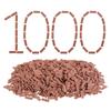 1000 pcs, Mini Bricks for Crafts, Tiny Bricks for Landscaping, Miniature Pavement Bricks, Red Miniature Bricks, 1/12 Scale Accessories view 1