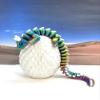 3D Printed Dragon with Dragon Egg, Articulated Fidget Toy Dragon, 12" Rainbow Reindeer Dragon, Executive Desk Toy D058-WE view 1
