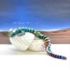 3D Printed Dragon with Dragon Egg, Articulated Fidget Toy Dragon, 12" Rainbow Reindeer Dragon, Executive Desk Toy D058-WE view 2