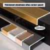 Aluminum Stair Corner Strips, Step Edge Strips, 1.5mm Thick L-Shaped Edge Strips, Corner Protectors, Metal Closing Decorative Strips(Gold,50x30x300cmcm/19.7x11.8x118.1in) view 2