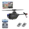Actualia C127AI Scout Drone RC Helicopter with 1080P Camera, 2.4G 4CH Single-Rotor Brushless Remote Control Military Aircraft Helicopter Model, Optical Flow Positioning (RTF) view 1