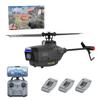 Actualia C127AI Scout Drone RC Helicopter with 1080P Camera, 2.4G 4CH Single-Rotor Brushless Remote Control Military Aircraft Helicopter Model, Optical Flow Positioning (RTF) view 1