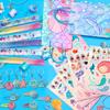Fruitful Jewelry 84pcs Mermaid Birthday Party Favors with Fish Birthday Rings Keychain Slap Bracelets Bags Hair Clips Necklace etc view 4