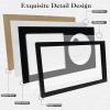 Allenkwok CD Display Frame for Discs & Cases  EVA Foam Slot, Black Flocked Fabric  Home Decor Desktop and Wall Mountable (7.7" x 14.4") view 3