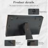 Allenkwok CD Display Frame for Discs & Cases  EVA Foam Slot, Black Flocked Fabric  Home Decor Desktop and Wall Mountable (7.7" x 14.4") view 4