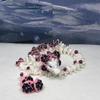3D Printed Dragon, 12" Articulated White Pink and Black Mushroom Dragon, Fidget ADHD Autism Toy, Executive Desk Toy D035-DR view 2