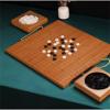 19x19 Go Game Set,Wooden Foldable Go Game Board Set, Traditional Weiqi Tabletop Strategy and Skill Game Puzzle Games for Adults Travel Folding Gift Box Board view 2