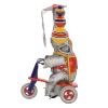 Restokki Elephant On Tricycle Tin Toy Retro Iron Handmade Elephant On Tricycle Clockwork Toy for Collection view 1
