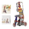 Restokki Elephant On Tricycle Tin Toy Retro Iron Handmade Elephant On Tricycle Clockwork Toy for Collection view 3