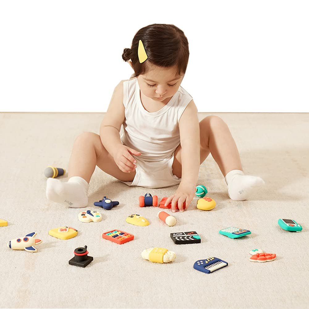 Zhuazhou 24 PCS Doljabi KoreanZhuajiu Set Items Chinese Traditional Gifts 1 Year Old Birthday Set Chinese Doljanchi Items Dohl Korean Birthday Ceremony 1st Korean Birthday (Boy)