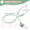 Phobby Durable Doctor Kit for Kids, 27 Pcs Deluxe Pretend Play Medical Kit Toy with Real Stethoscope, Doctor Kit for Toddlers Boys Girls Birthday Gift (Green) view 2