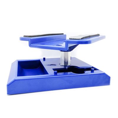 SagaSave RC Car Work Stand Rotation Lift/Lower Perfect for Many 1/8, 1/10 and 1/12 RC Cars, Trucks and Buggies (Blue)