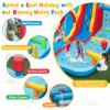 BOUNTECH Inflatable Water Slide, 14 x13FT Kids Mega Waterslide Park w/Super Long Slide for Racing Fun, Ball Pit & Ring-toss, Splash Pool, Blow up Water Slides for Big Kids Outdoor Backyard Party Gifts view 2