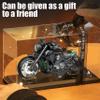 Alloy Metal Motorcycle Model Toy - 1/12 Scale 4in1 Diecast Mini Motor Set for Racing & Collection, Gift for Men, Kids & Motor Cycle Enthusiasts view 2