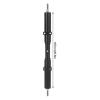 Alomejor RC Wheel Axle for 1/10 RC Tractor Truck, Metal, Black, Rear Axle without Motor, 167mm, 2 Pieces view 3