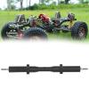 Alomejor RC Wheel Axle for 1/10 RC Tractor Truck, Metal, Black, Rear Axle without Motor, 167mm, 2 Pieces view 4