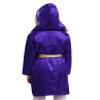 Shinsto Kids Boys Boxing Cosplay Boxer Cloak Metallic Hooded Boxing Costume Halloween Costume with Belt Purple 10 Years view 4