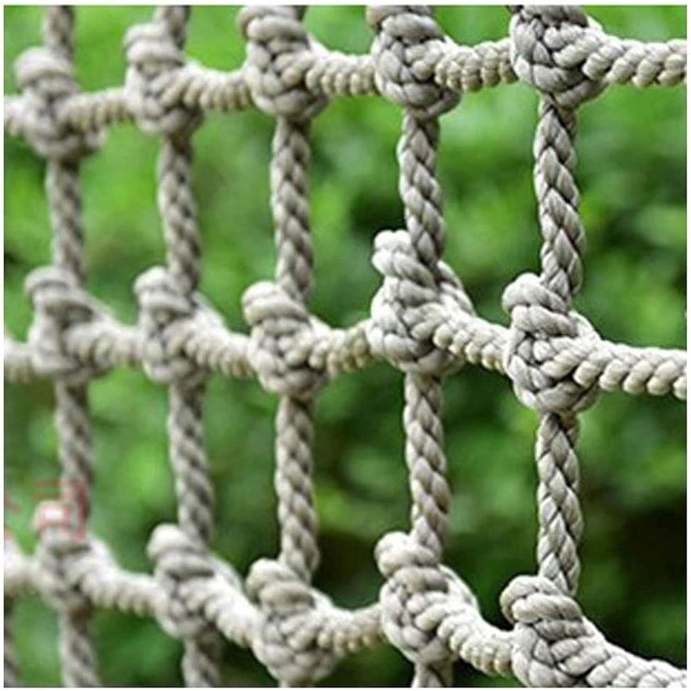 Cargo Climbing Net, Outdoor Tree House, Portable Rope Climbing Net for Playground Play Equipment Decoration (Size : 2 * (6.6 * 9.9ft)) ()