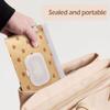 Baby Wipe Holder,Wipe Dispenser, 3-Pack Portable Refillable Wipe Container,Reusable Travel Baby Wipes Case, Waterproof and Dustproof, Wipe Holder for Diaper (Bohemian) view 3