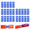 [25 Pack] K TOMOTO Racetrack Connectors Compatible with Hot Wheels | Blue Replacement Parts for Race Track Sets | Durable & Tight Fit | Birthday Gift for 5-12 Years Old view 1