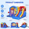 15FT Commercial Halloween Bounce House for Kids Adults, LED Party Light PVC Inflatable Bounce House for Adults, Ball Pit, Outdoor Indoor Kids Large Bounce House with Blower 15x13x10FT view 2