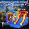 15FT Commercial Halloween Bounce House for Kids Adults, LED Party Light PVC Inflatable Bounce House for Adults, Ball Pit, Outdoor Indoor Kids Large Bounce House with Blower 15x13x10FT view 4