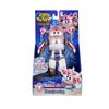 Super Wings - Transformation Airplane Golden Girl in Rose Gold White, 12.5 cm Toy Figure for Children, Transformable Toy Plane and Robot Figure view 1