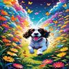 Chasing Butterflies Jigsaw Puzzle for Adults 1000 Pieces,Poster Colorful Animals Puzzle Jigsaw Puzzles Colorful Animals Scene Highly Challenging,Perfect Artwork 20x28.8inch view 1