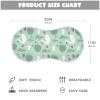 ElliTarr Burp Cloths Cotton Soft Burping Cloths for Babies 22x11 Inch 2 Pack Neutral Absorbent Burp Clothes Rags Towels for Newborn Swan Green view 3