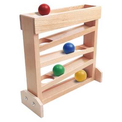 Montessori Ball Drop Toy for 2 3 Year Old, Wooden Ball Drop Toy Wooden Ball Tower for Toddlers, Pound a Ball for Toddlers Early Childhood Education Visual Tracking for Boys Girls Gift