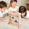 Montessori Ball Drop Toy for 2 3 Year Old, Wooden Ball Drop Toy Wooden Ball Tower for Toddlers, Pound a Ball for Toddlers Early Childhood Education Visual Tracking for Boys Girls Gift view 2