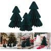 10Pieces Festival Christmas Tree Sphere Ornament Stylish Paper Tree Decorations For Indoor And Outside Use view 2