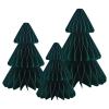 10Pieces Festival Christmas Tree Sphere Ornament Stylish Paper Tree Decorations For Indoor And Outside Use view 3