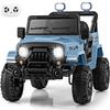 OLAKIDS Ride on Truck, 12V Battery Powered Electric Vehicle for Kids with Remote Control, Bluetooth, Power Display, LED Lights, Music Player, Ride on Toy for 3+ Boys Girls (Blue) view 1